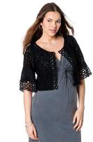 Thumbnail for your product : A Pea in the Pod Crochet Detail Lace Maternity Jacket