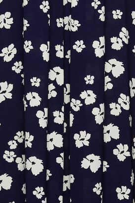 Baum und Pferdgarten Asayo pleated floral-print crepe midi dress