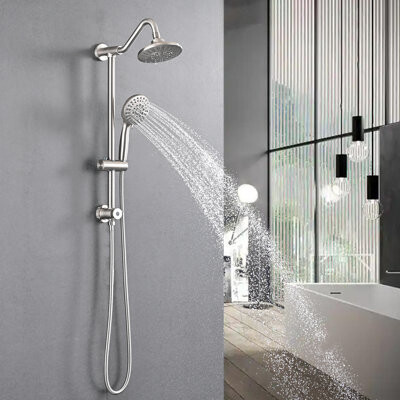 Shower System With 6" Rain Shower Head