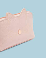 Thumbnail for your product : Ted Baker OOHAN Cat whiskers leather mini make up bag