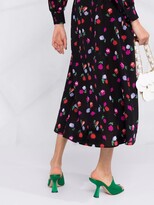 Thumbnail for your product : Alessandra Rich Floral-Print Ruffled Dress