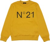 Thumbnail for your product : N°21 N21s164u Sweat-shirt Yellow Cotton Crew-neck Sweatshirt With Logo