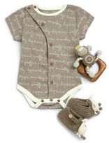 Thumbnail for your product : Finn & Emma Infant's Bodysuit, Rattle Buddy Teether & Booties Set