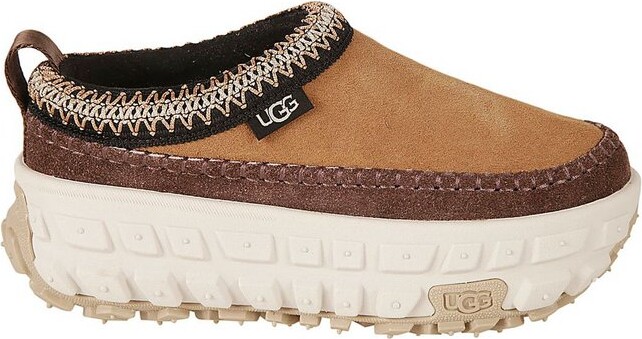 UGG Venture Daze Platform Contrast Stitched Slippers