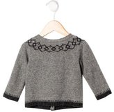 Thumbnail for your product : Bonpoint Girls' Intarsia Wool Cardigan