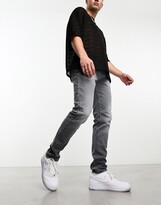 Thumbnail for your product : ASOS DESIGN skinny jeans in washed black