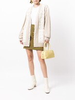 Thumbnail for your product : BAPY BY *A BATHING APE® Lace-Patterned Knitted Cardigan