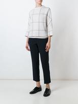 Thumbnail for your product : Brunello Cucinelli cashmere grid print jumper