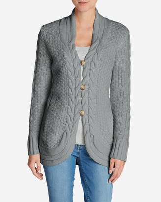 Eddie Bauer Women's Cable Fable Cardigan Sweater