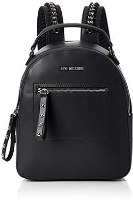 Love Moschino Borsa Soft Nappa Pu Nero, Women’s Backpack Handbag,11x30x28 cm (B x H T)
