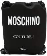 Thumbnail for your product : Moschino drawstring backpack