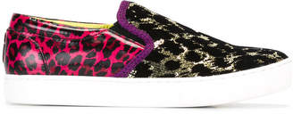Marc Jacobs leopard print slip-on sneakers