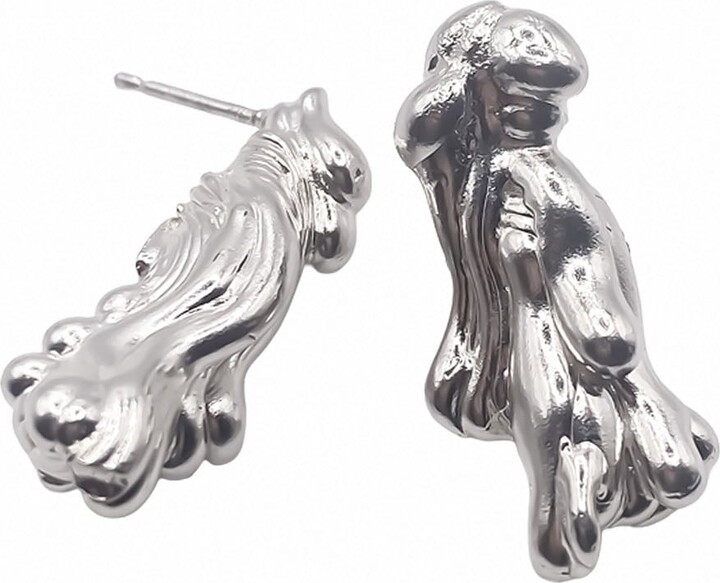 Moca Jewellery Drop Earrings - Sterling Silver