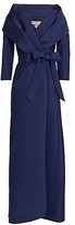 Thumbnail for your product : Catherine Regehr Taylor Shawl Collar Silk Gown
