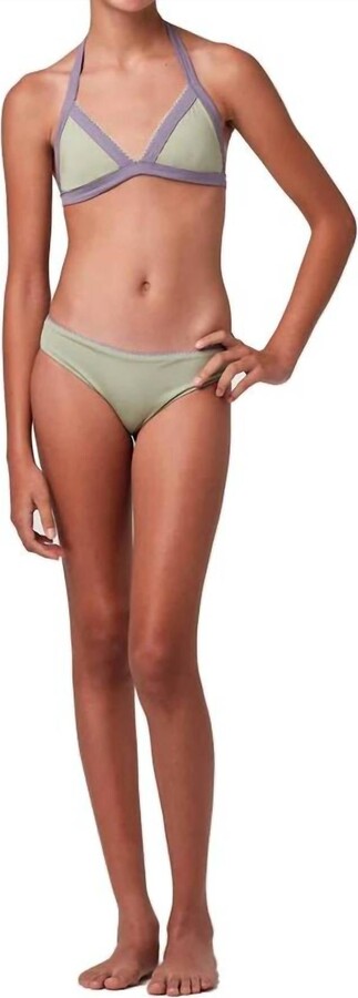 Submarine Girls' Beach Scene Bikini Set In Grass