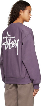 Stussy Purple Basic Sweatshirt