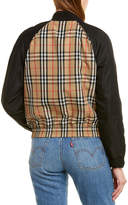 Thumbnail for your product : Burberry Monogram Motif Vintage Check Bomber Jacket