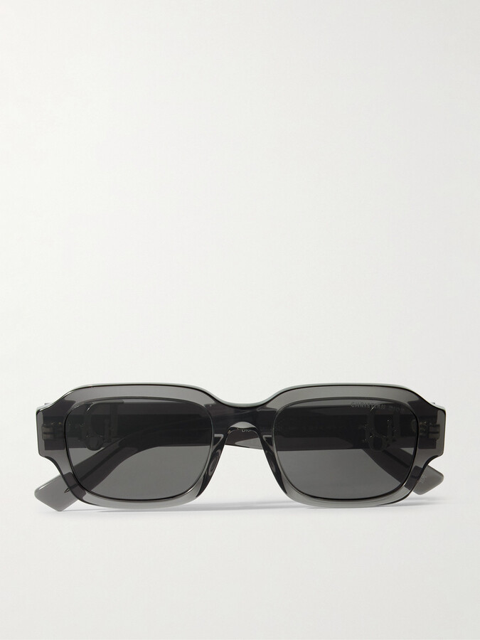 Dior Sunglasses DiorOblique S2I Square-Frame Acetate Sunglasses