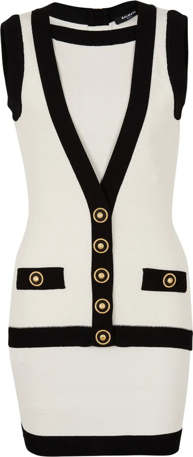 Balmain Knitted Mini Dress