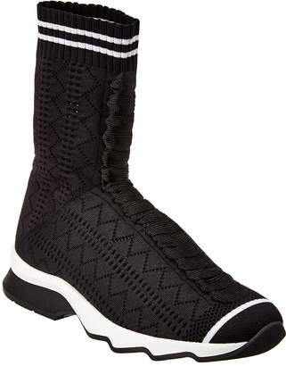 fendi fabric sneaker boots