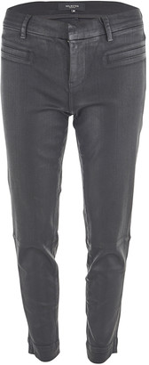 Selected Women's Glossy Cropped Pants