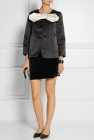 Thumbnail for your product : Marc Jacobs Bow-embellished duchesse-satin jacket