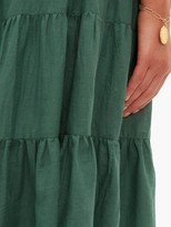 Thumbnail for your product : Loup Charmant Falco Tiered Cotton-voile Skirt - Green