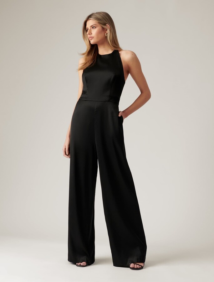 halter top pants romper