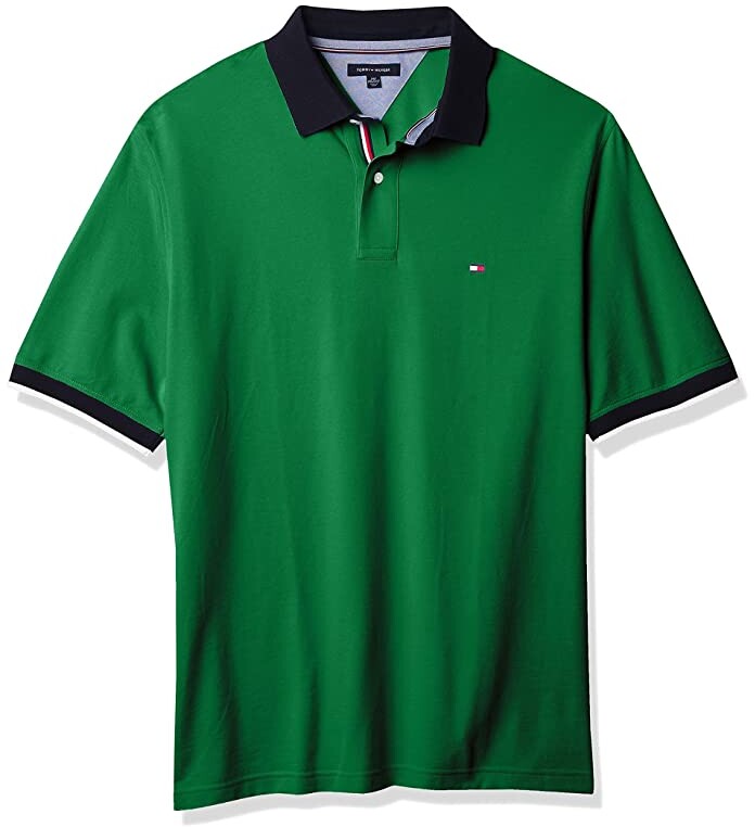 Tommy Hilfiger Green Men's Polos | Shop the world's largest 