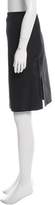 Thumbnail for your product : Carolina Herrera Silk-Blend Knee-Length Skirt