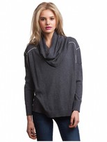 Thumbnail for your product : 525 America Contrast Piping Cowlneck