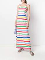 Thumbnail for your product : Mira Mikati long striped slogan dress