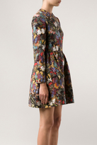 Thumbnail for your product : Valentino Long Sleeve Butterfly Dress