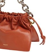 Thumbnail for your product : Yuzefi Mini Bom Chain Top Handle Leather Bag