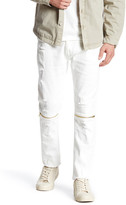 Thumbnail for your product : X-Ray Distressed Zip Slim Fit Jean