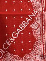 Thumbnail for your product : Dolce & Gabbana Bandana Logo Foulard