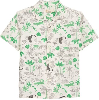 Tucker + Tate Kids' Print Button-Up Camp Shirt