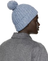 Thumbnail for your product : RE/DONE Blue Pom Pom Beanie