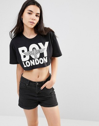 Boy London Logo Crop Top