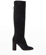 Thumbnail for your product : Loro Piana Jeanne Suede Knee Boots
