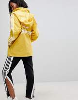 Thumbnail for your product : adidas Adicolor Three Stripe Stadium Jacket With Hood In Yellow
