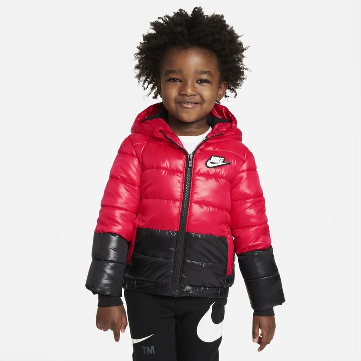 red puffer jacket boys