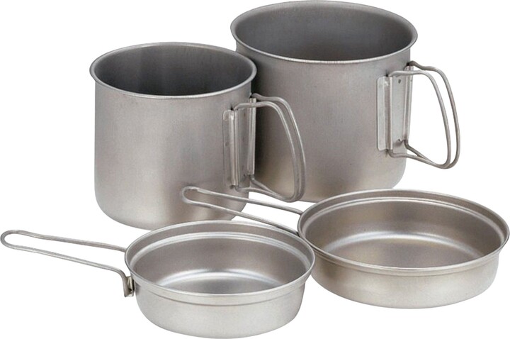 Snow Peak Titanium Trek Combo Cook Set, Gray