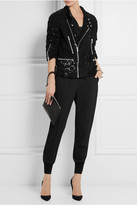 Thumbnail for your product : Ashish Sequined cotton biker jacket