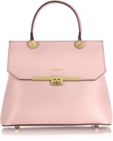 Thumbnail for your product : Le Parmentier Atlanta Candy Pink Leather Top Handle Satchel Bag w/Shoulder Strap