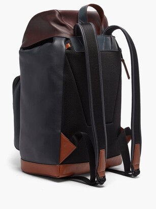 Paul Smith Leather Backpack - Black Brown