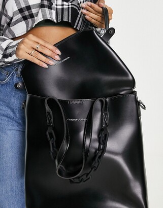 Claudia Canova shoulder tote bag in black