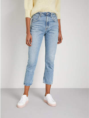 A Gold E Palmer high-rise straight jeans