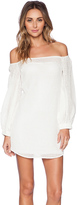 Thumbnail for your product : Shakuhachi Mirabelle Off Shoulder Bell Sleeve Shift Dress