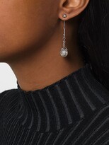 Thumbnail for your product : Kasun London Exposed pearl drop earrings